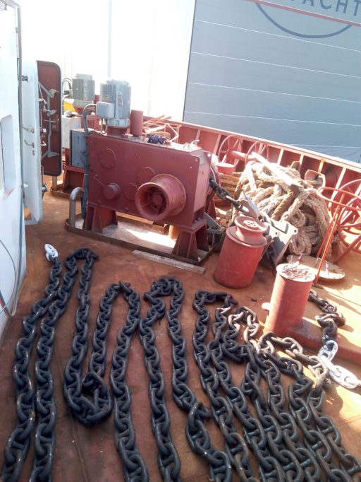 Zincir Irgatları, Manevra Vinçleri, Yardımcı Vinçler, Balıkçı (Ağ) Vinçleri